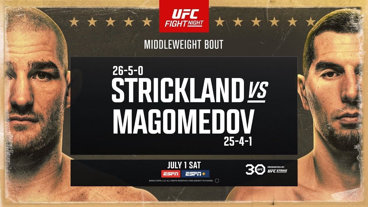 UFC Vegas 76 Strickland vs Magomedov