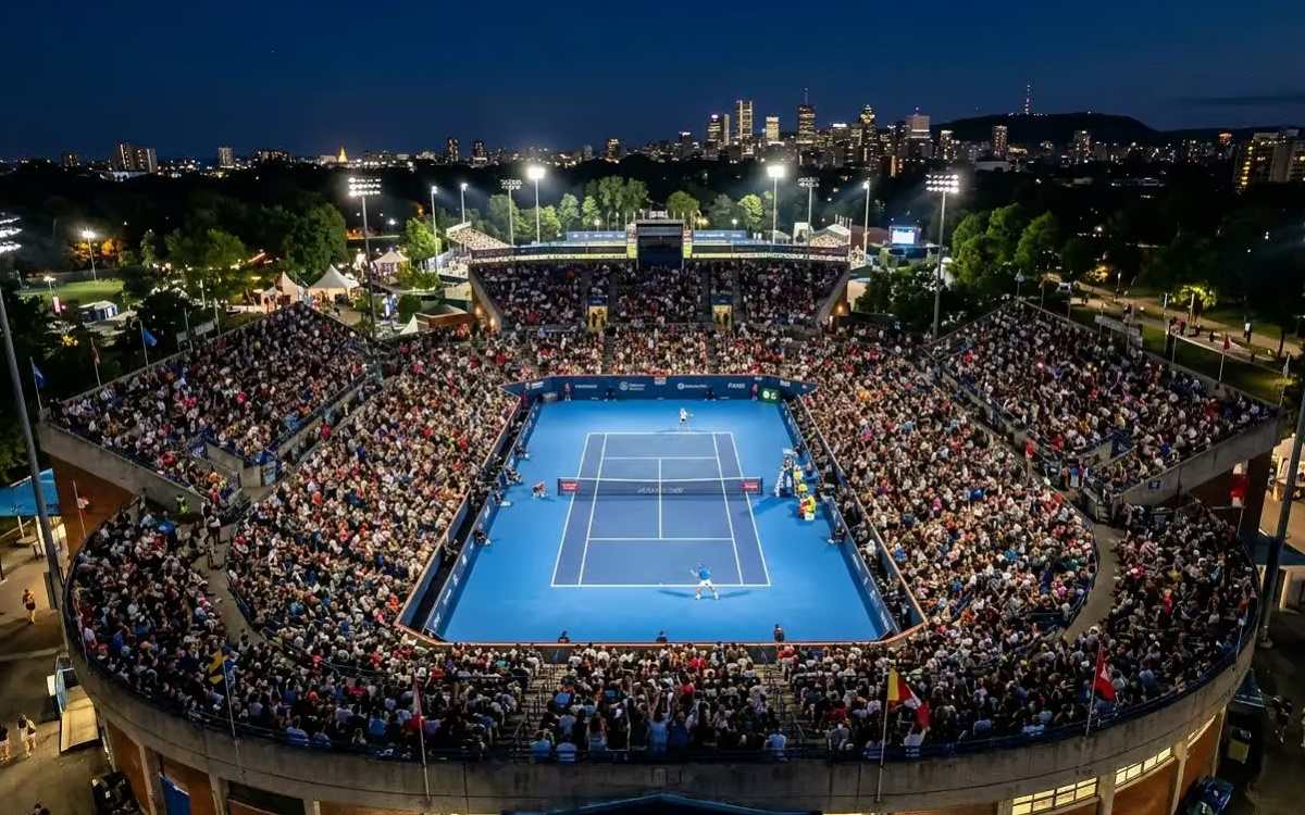 Алина Корнеева – Коко Гауфф: Toronto 2026 прямая трансляция Постер прямой трансляции теннисного матча 4-го круга, 1/8 финала Алина Корнеева против Коко Гауфф на турнире National Bank Open в Toronto 2026.