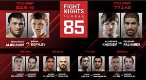 Fight Nights Global 85: Копылов vs. Алиханов / Аll fights