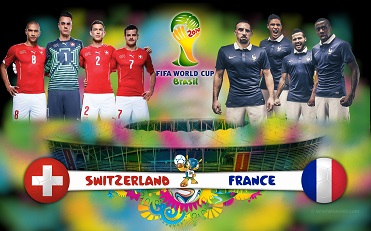 Чемпионат мира по футболу 2014 / Группа E / Франция – Швейцария. HD