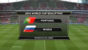 Футбол ЧМ -2014, отборочный турнир, группа F / Португалия - Россия.