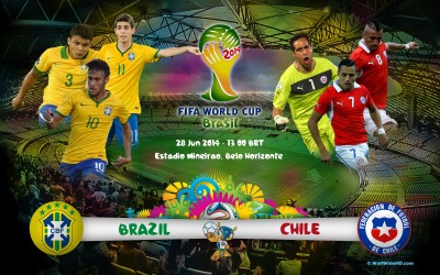 Чемпионат мира по футболу 2014 / 1/8 финала / Бразилия - Чили. HD Ep2