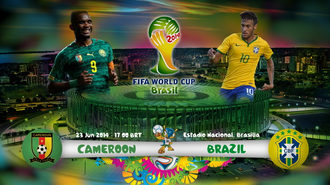 Чемпионат мира по футболу 2014 / Группа A / Бразилия – Камерун. HD